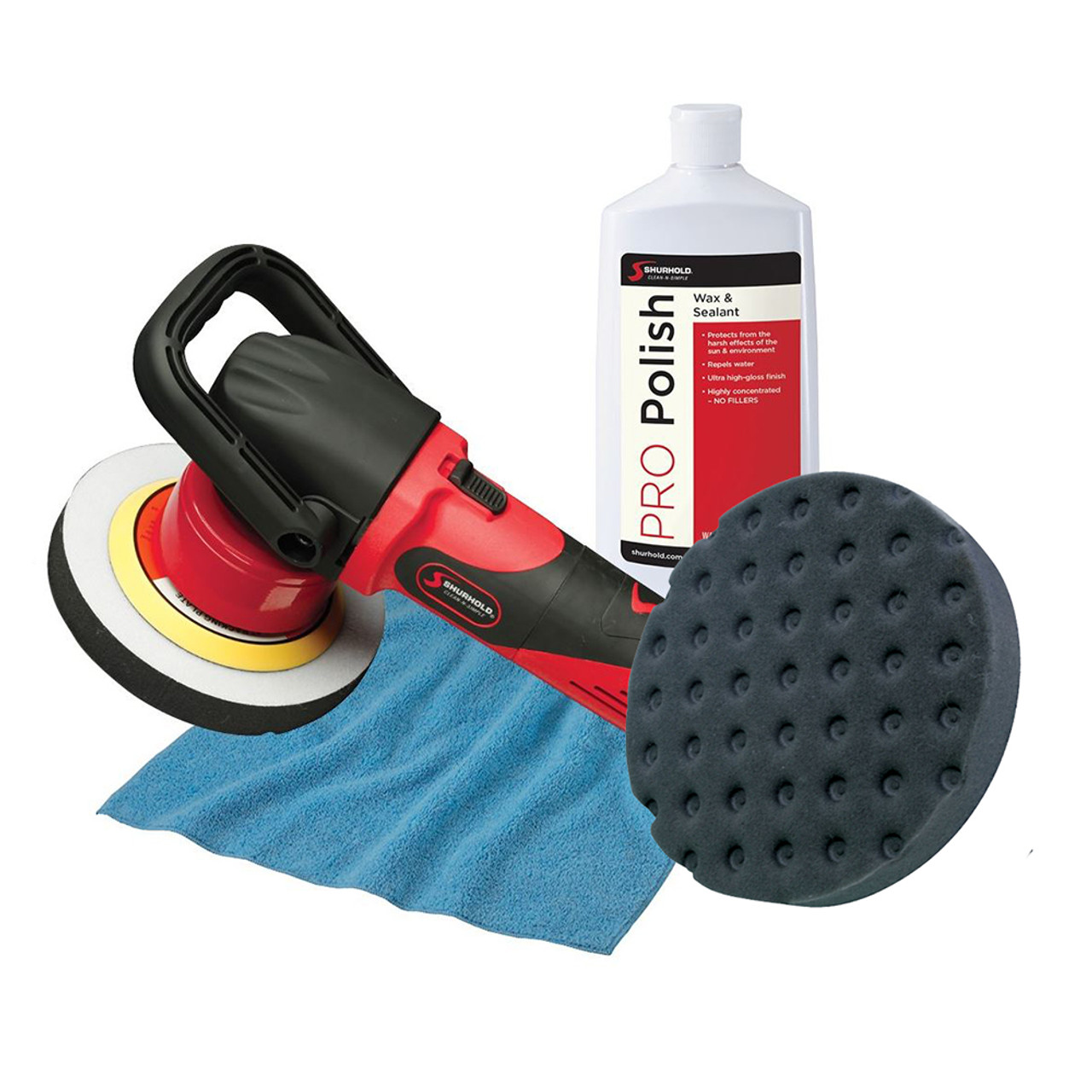 Shurhold Dual Action Polisher Start Kit w\/Pro Polish, Pad & MicroFiber Towel [3101]