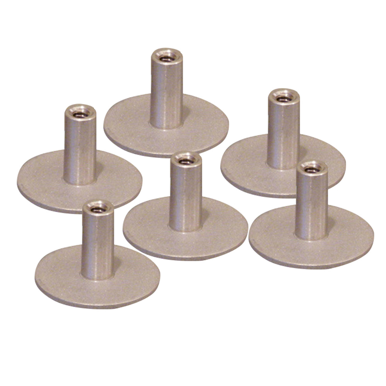 Weld Mount Stainless Steel Standoff 1.25" Base  1\/4" x 20 Thread .75    Tall - 6-Pack [142012304]