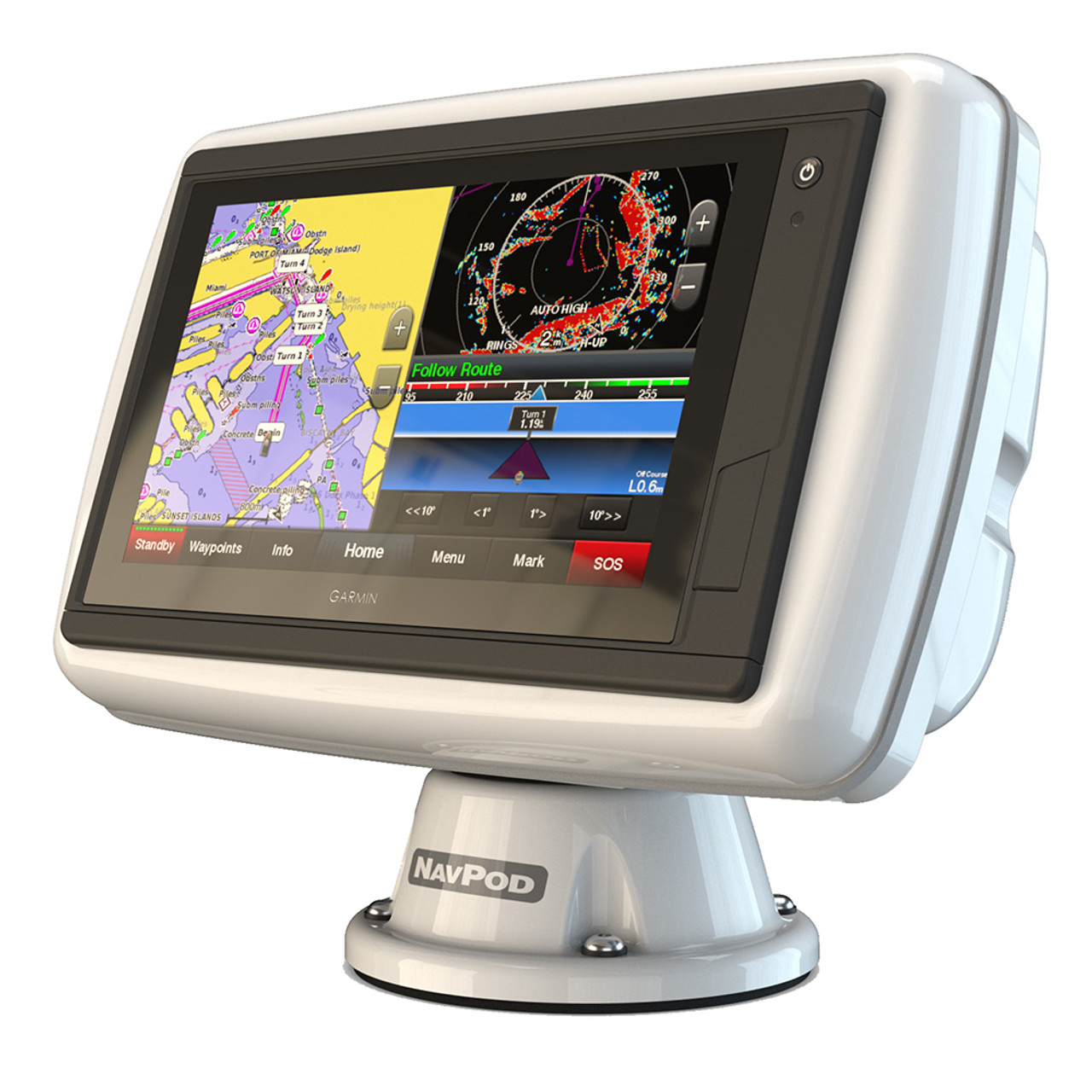 NavPod PowerPod Pre-Cut f\/Garmin GPSMAP 942xs, 942, 922xs  922 [PP4500-08]