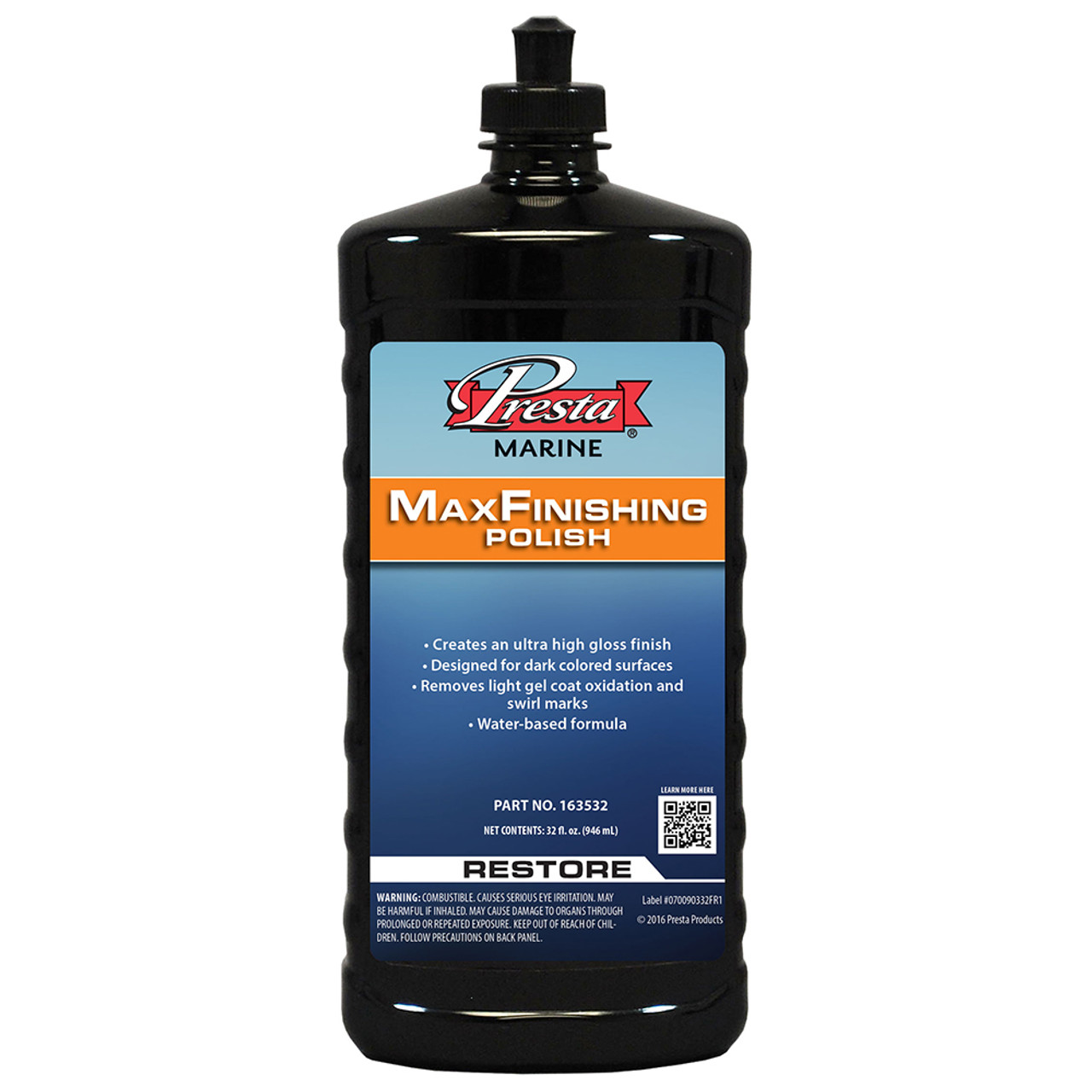 Presta MaxFinishing Polish - 32oz [163532]