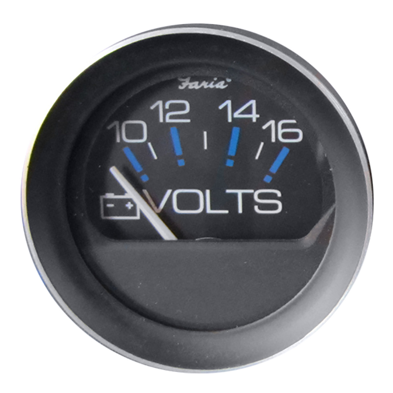 Faria Coral 2" Voltmeter (10-16 VDC) [13010]