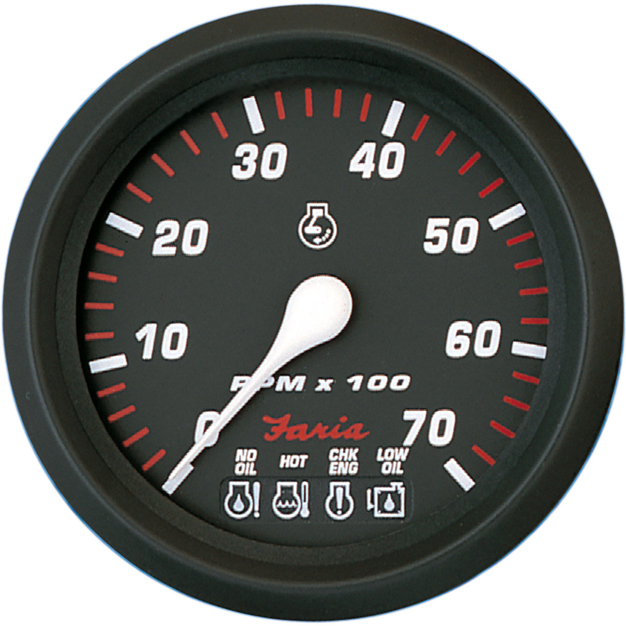 Faria Professional Red 4" Tachometer - 7,000 RPM w\/System Check [34650]