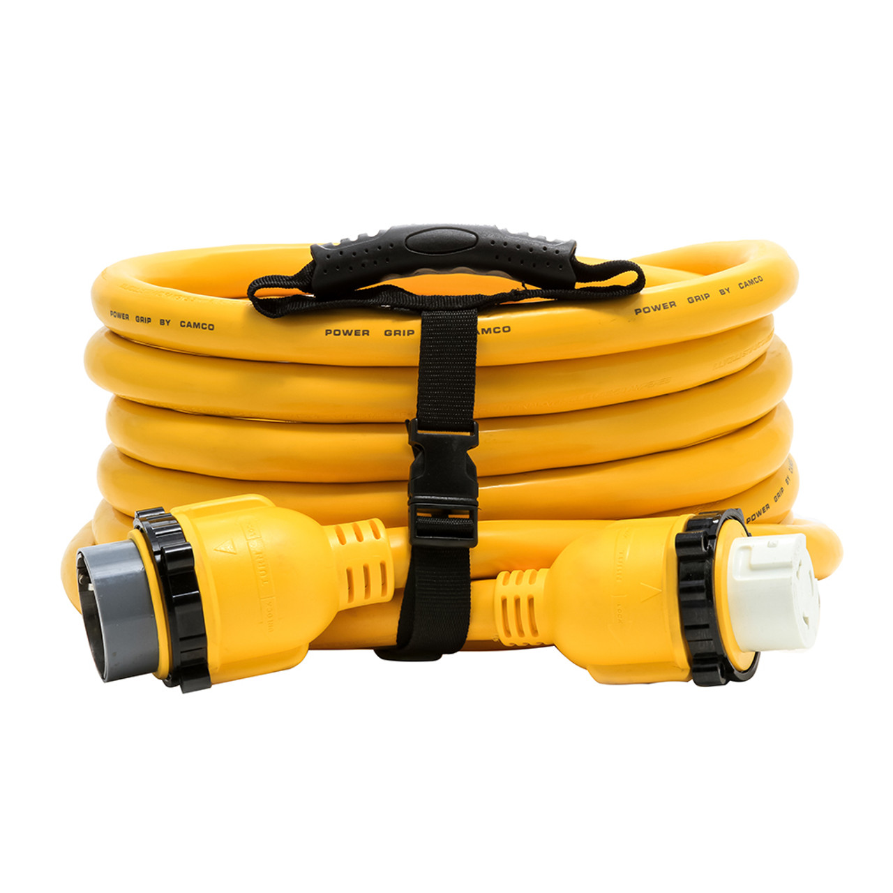 Camco 50 Amp Power Grip Marine Extension Cord - 25 M-Locking\/F-Locking Adapter [55621]