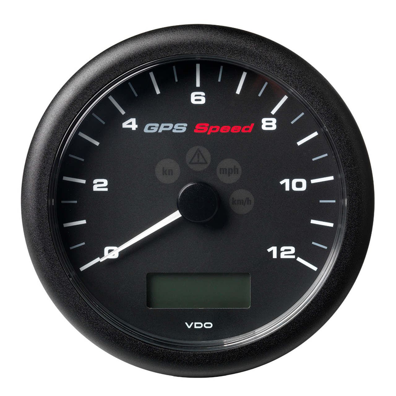 Veratron 4-1\/4" (110MM) ViewLine GPS Speedometer 0-12 KNOTS\/KMH\/MPH - 8 to 16V Black Dial  Bezel [A2C59501987]