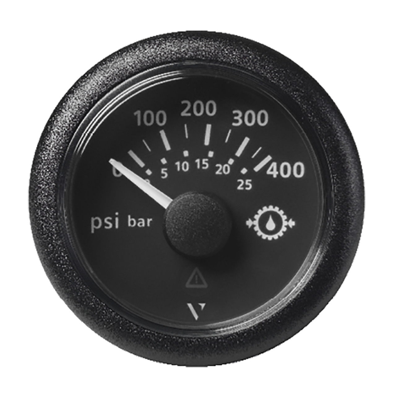 Veratron 2-1\/16" (52mm) ViewLine Transmission Oil Pressure 400 PSI\/25 Bar - Black Dial  Round Bezel [A2C59514145]