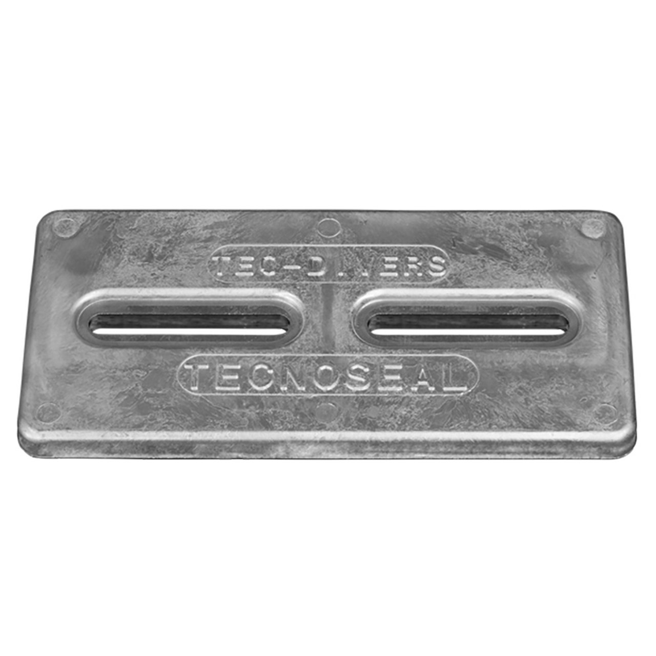 Tecnoseal Rectangular Zinc Plate Anode w\/Inserts - 12" x 6" x 1" [TEC-DIVERSD]