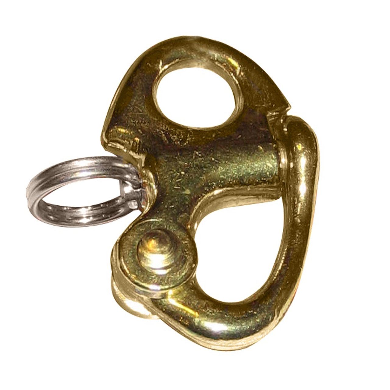 Ronstan Brass Snap Shackle - Fixed Bail - 41.5mm (1-5\/8") Length [RF6000]