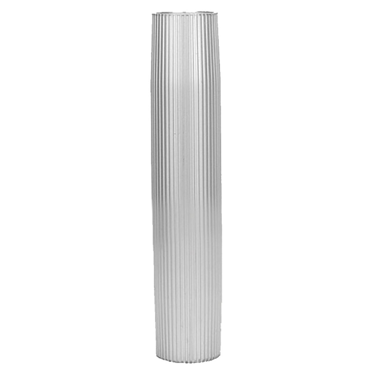 TACO Aluminum Ribbed Table Pedestal - 2-3\/8" O.D. - 27-1\/2" Length [Z60-7279VEL27.5-2]