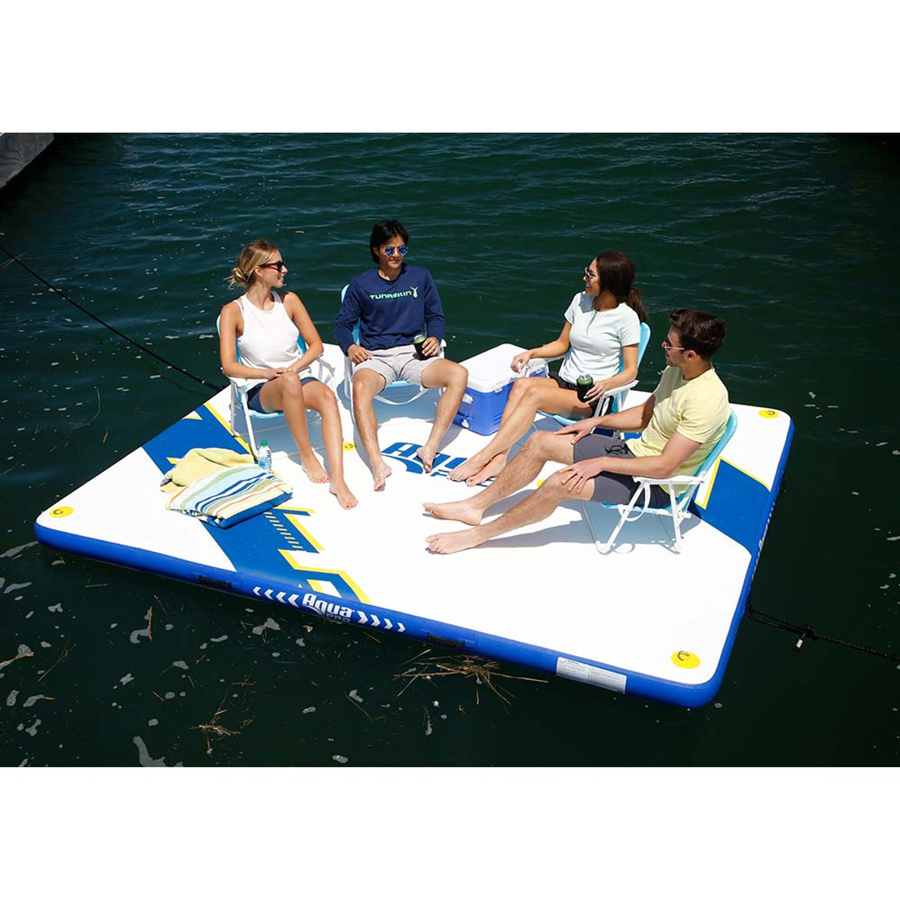 Aqua Leisure 10 x 8 Inflatable Deck - Drop Stitch [APR20924]
