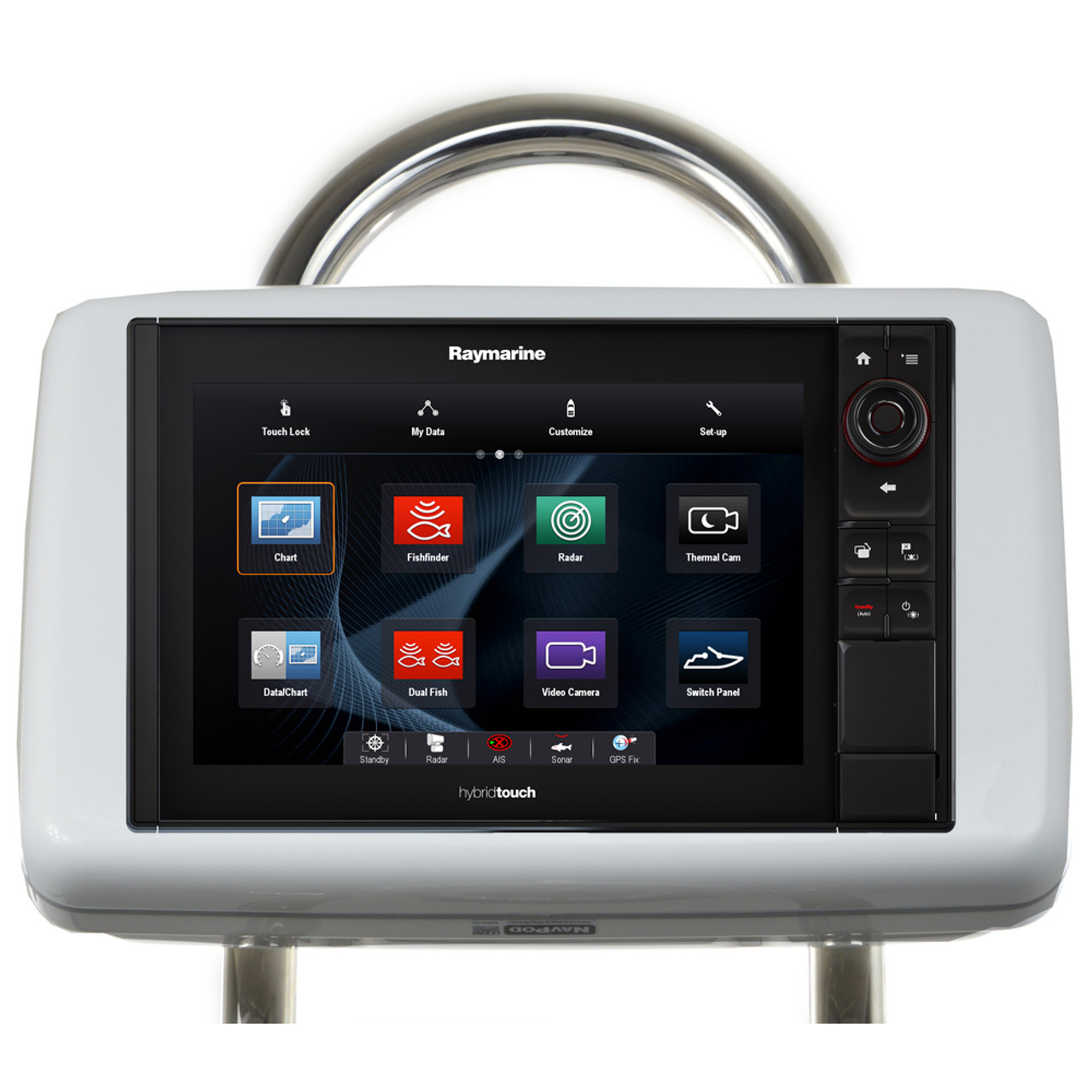 NavPod GP1900-01 SailPod Pre-Cut f\/Raymarine Axiom Pro 9\/Axiom 2 Pro 9\/eS95\/eS97\/eS98 f\/9.5" Wide Guard [GP1900-01]