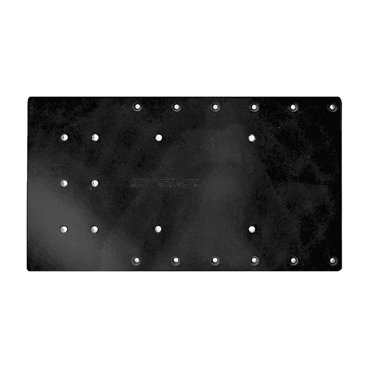 Sea Brackets 18" Straight Trolling Motor Plate f\/Minn Kota Quest - Black [SEA2320-BLK]