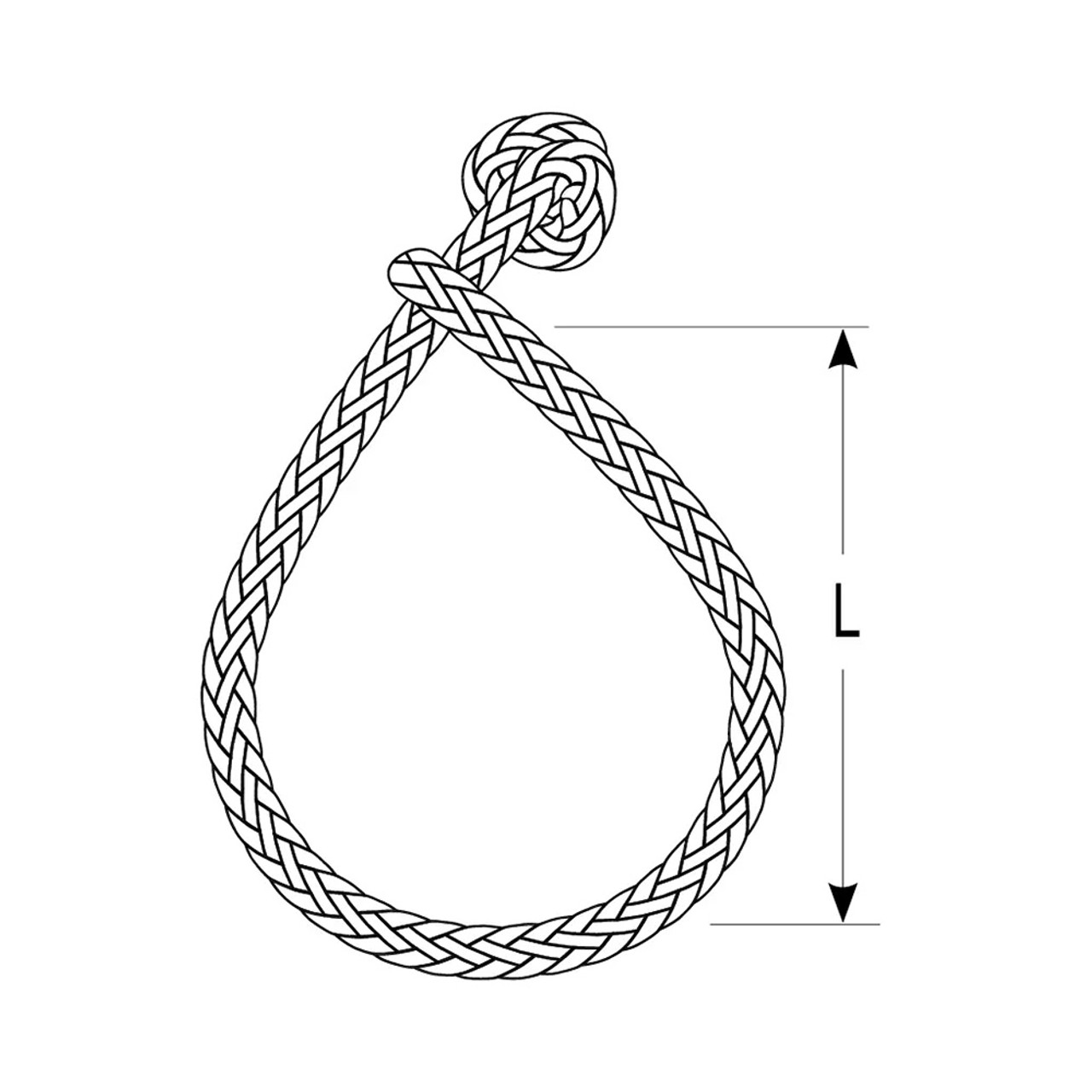 Ronstan Soft Shackle - Size M - 6mm x 90mm w\/Robline Line [DSH-6GRY]