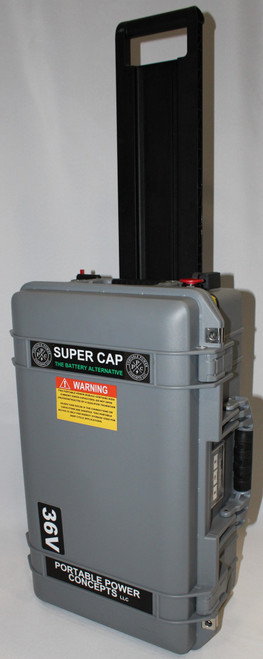 side view image of 36 volt portable supercapacitor