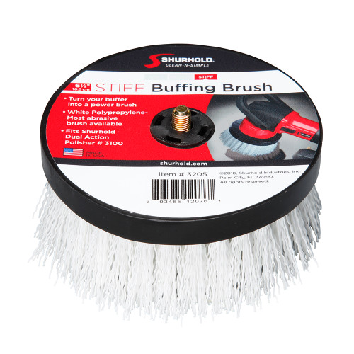 Shurhold 6-1\/2" Stiff Brush f\/Dual Action Polisher [3205]