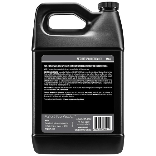 Meguiars Mirror Glaze Quick Detailer - 1 Gallon *Case of 4* [M6601CASE]