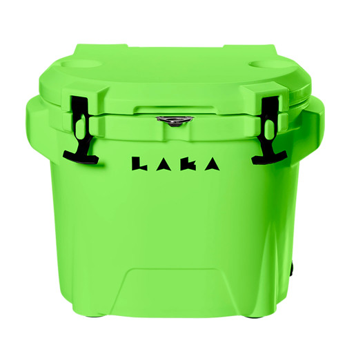 LAKA Coolers 30 Qt Cooler w\/Telescoping Handle  Wheels - Lime Green [1083]