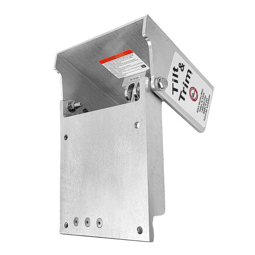 Bob's Machine Action Series Tilt  Trim f\/Clamp on Motors - Silver - 30HP [100-701100-NOPC]
