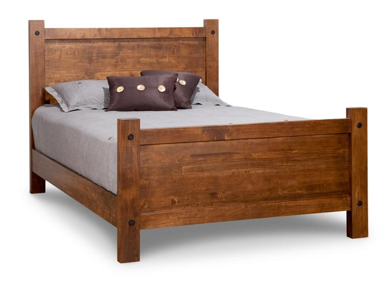Rafters Queen Bed With High Footboard Solid Wood Superstore