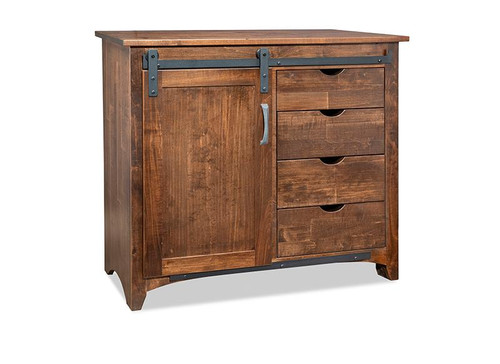 Glengarry 1 Barn Door/4 Drawer Sideboard Glengarry 1 Barn Door/4 Drawer Sideboard