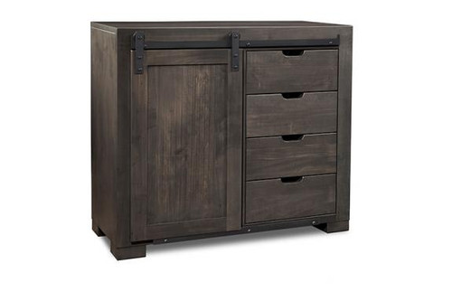 Steel City 1 Barn Door/4 Drawer Sideboard Steel City 1 Barn Door/4 Drawer Sideboard