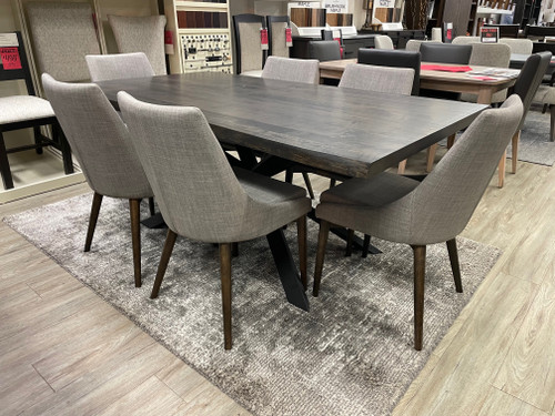 Norseman Live Edge Table with 6 Chairs