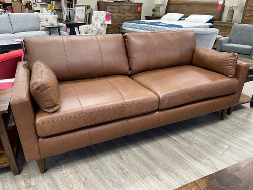 Best Trafton Leather Sofa