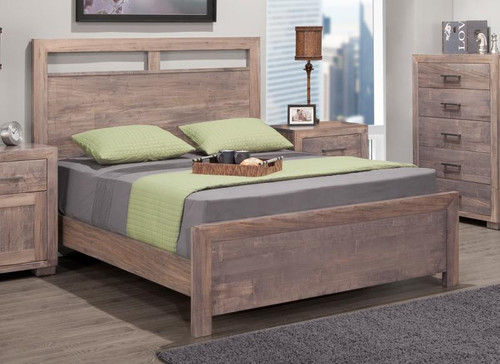 Steel City Queen Bed with Low Footboard Steel City Queen Bed with Low Footboard