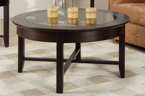Demilune Round Glass Top Coffee Table Demilune Round Glass Top Coffee Table