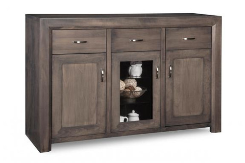 Contempo 3 Door/1 Glass/3 Drawer Sideboard