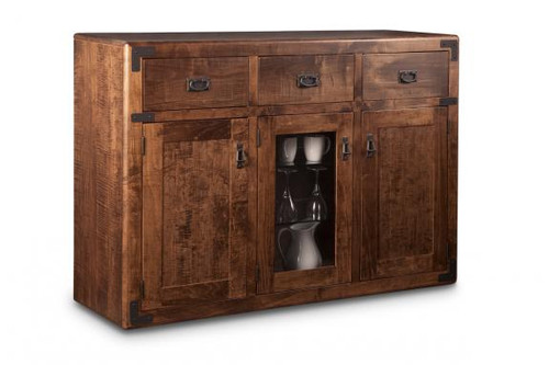Saratoga 3 Door/1 Glass/3 Drawer Sideboard