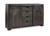 Steel City 2 Barn Door/4 Drawer Sideboard