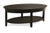 Demilune Elliptical Oval Glass Top Coffee Table Demilune Elliptical Oval Glass Top Coffee Table