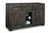 Steel City 3 Door/1 Glass/3 Drawer Sideboard