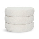 Fiel Ottoman - Off White Boucle - S