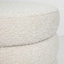 Fiel Ottoman - Off White Boucle - S