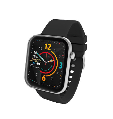 SMARTWATCH DISPLAY QUADRATO BLACK SILVER