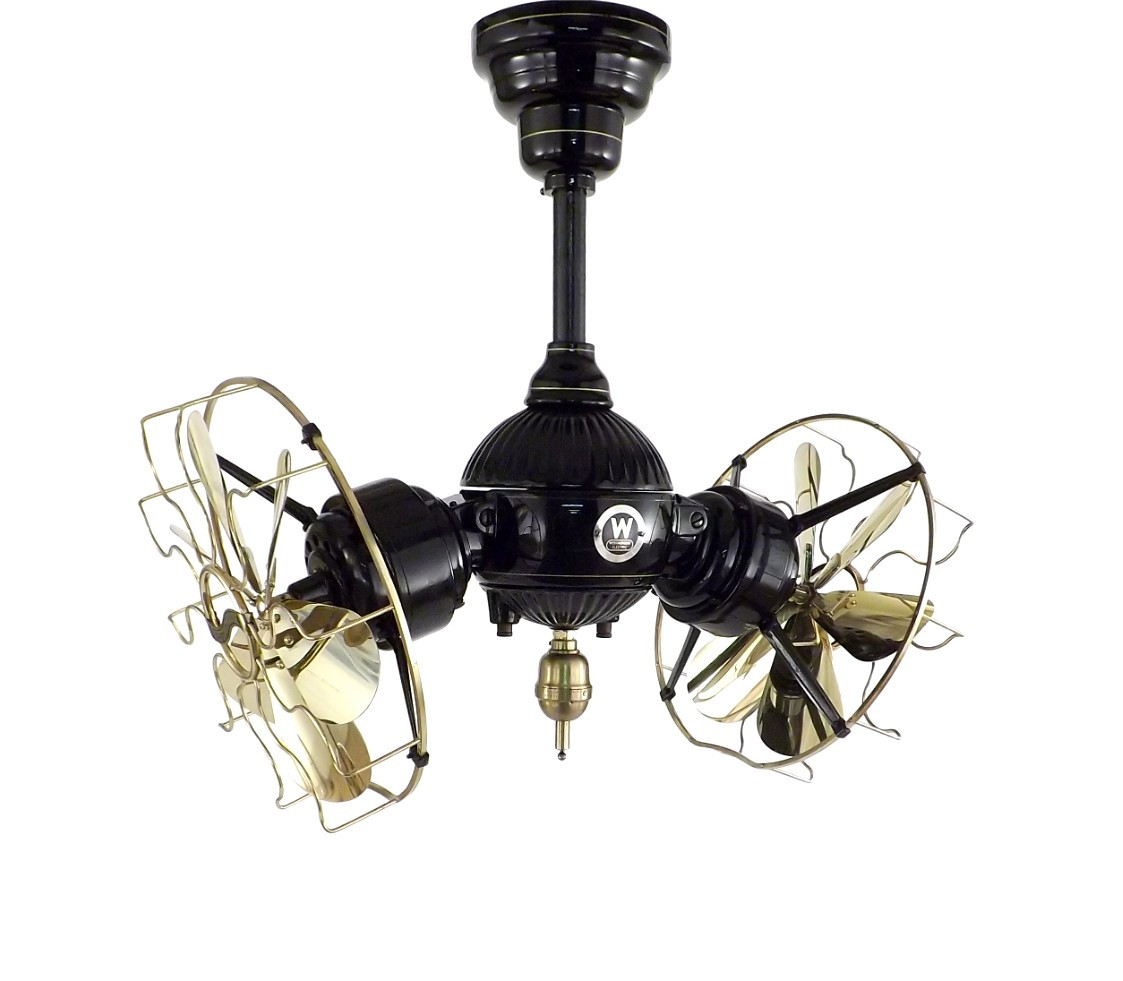 3 1890's Restored Belt Drive Ceiling Fans Plus Belts and Motor