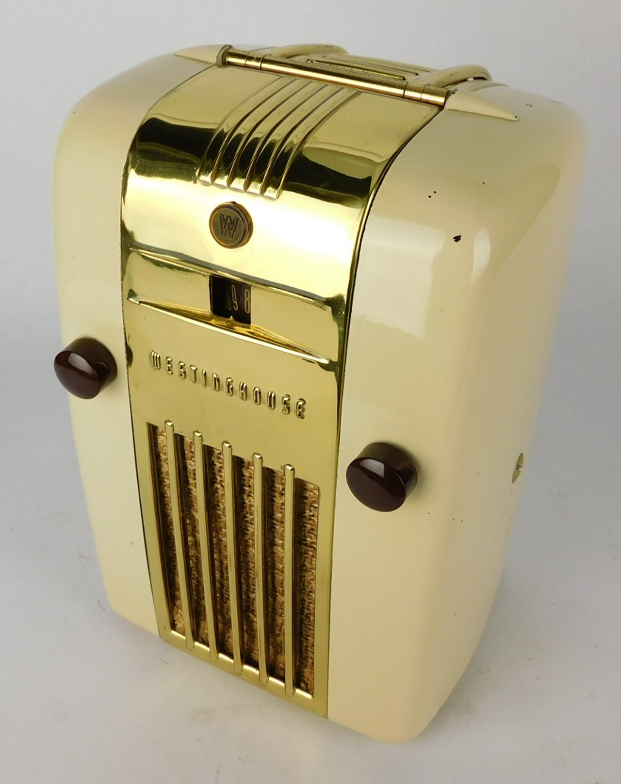 1940's Westinghouse Refrigerator Radio Original Ivory - Antique Fan ...