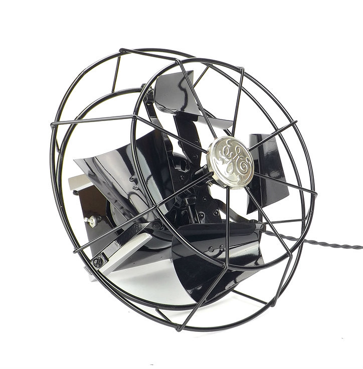 1933 Worlds Fair GE Desk Fan Professionally Restored - Antique Fan