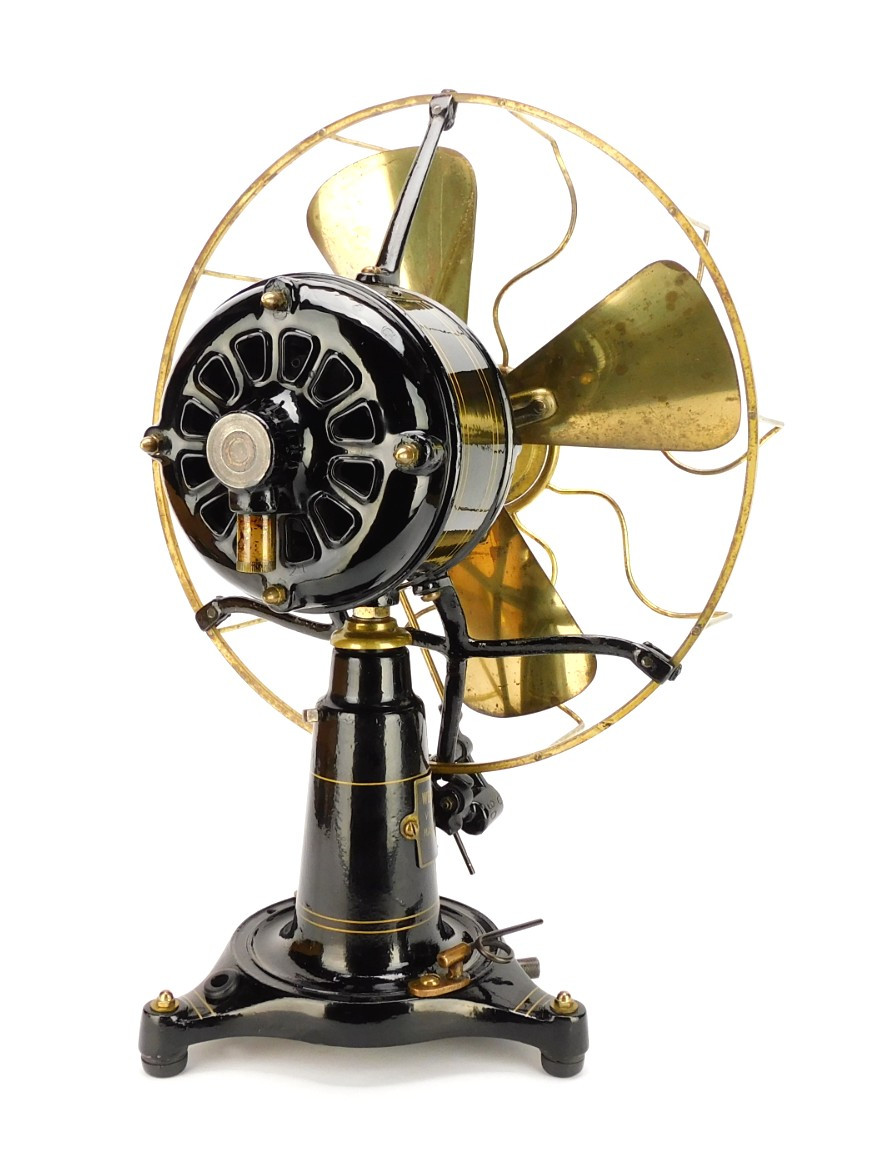 Circa 1907 Western Electric Victor Lollipop Fan Original Patina