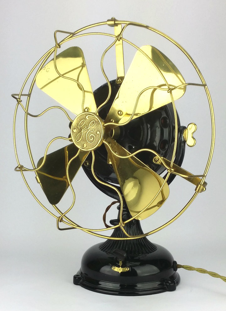1905 Restored General Electric Pancake Fan - Antique Fan Supply Co