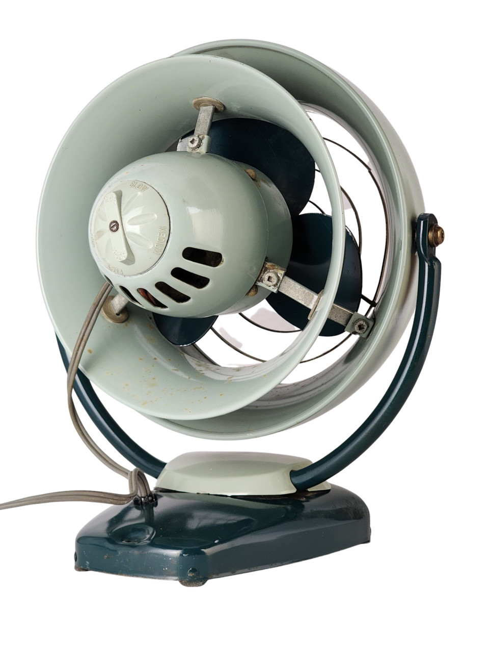 Original 1950's Vornado Desk Fan Model 16-C 3 Speed Fan - Antique