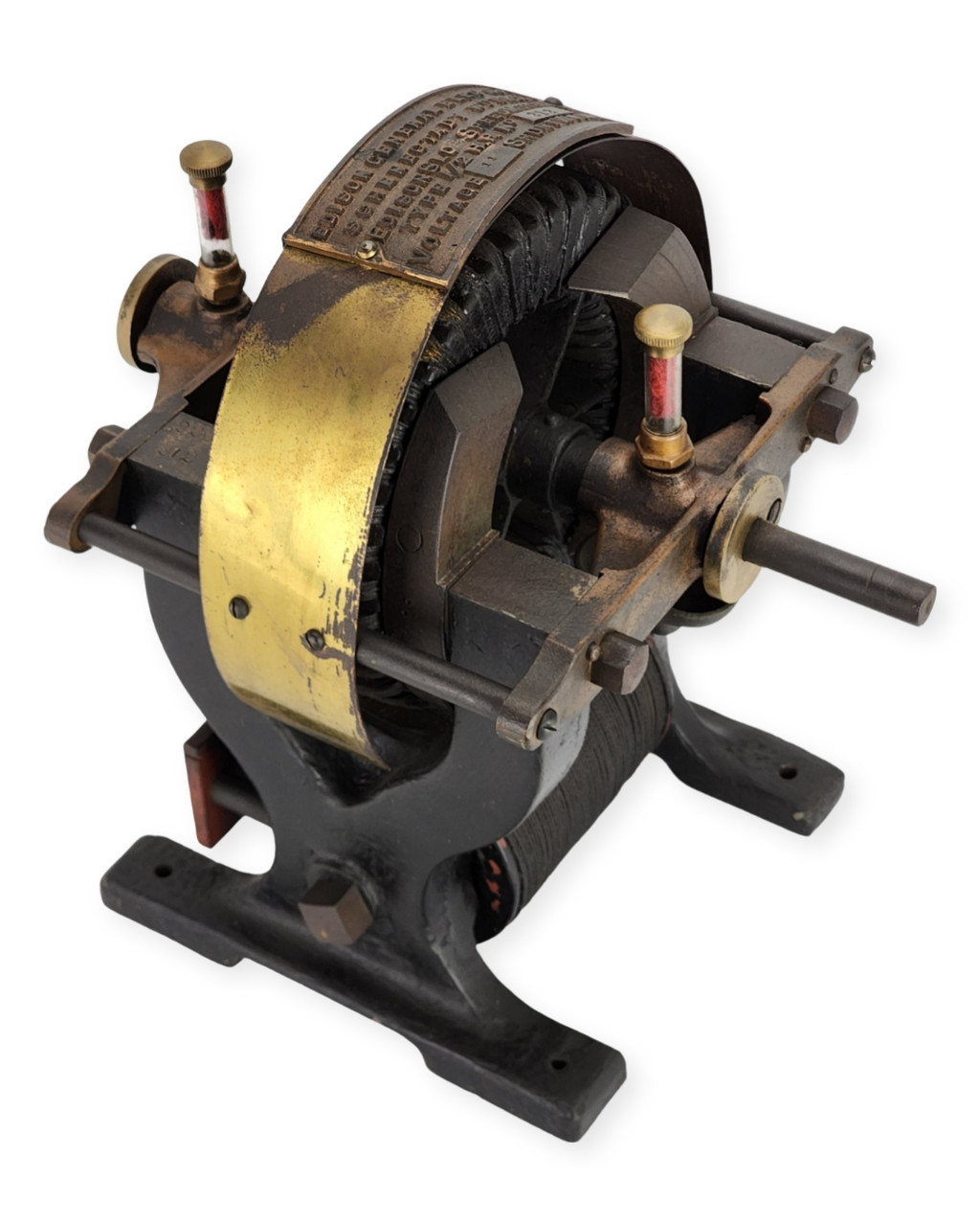 Circa 1891 Edison 1/2 HP Slow Speed Motor Complete and Running