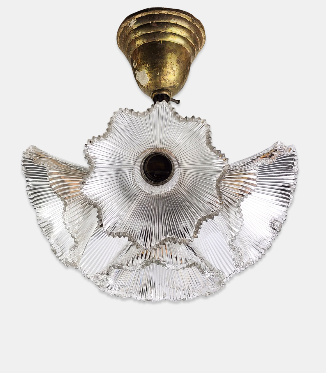 Circa 1906 Benjamin Electric 6 Socket Light Fixture with Original