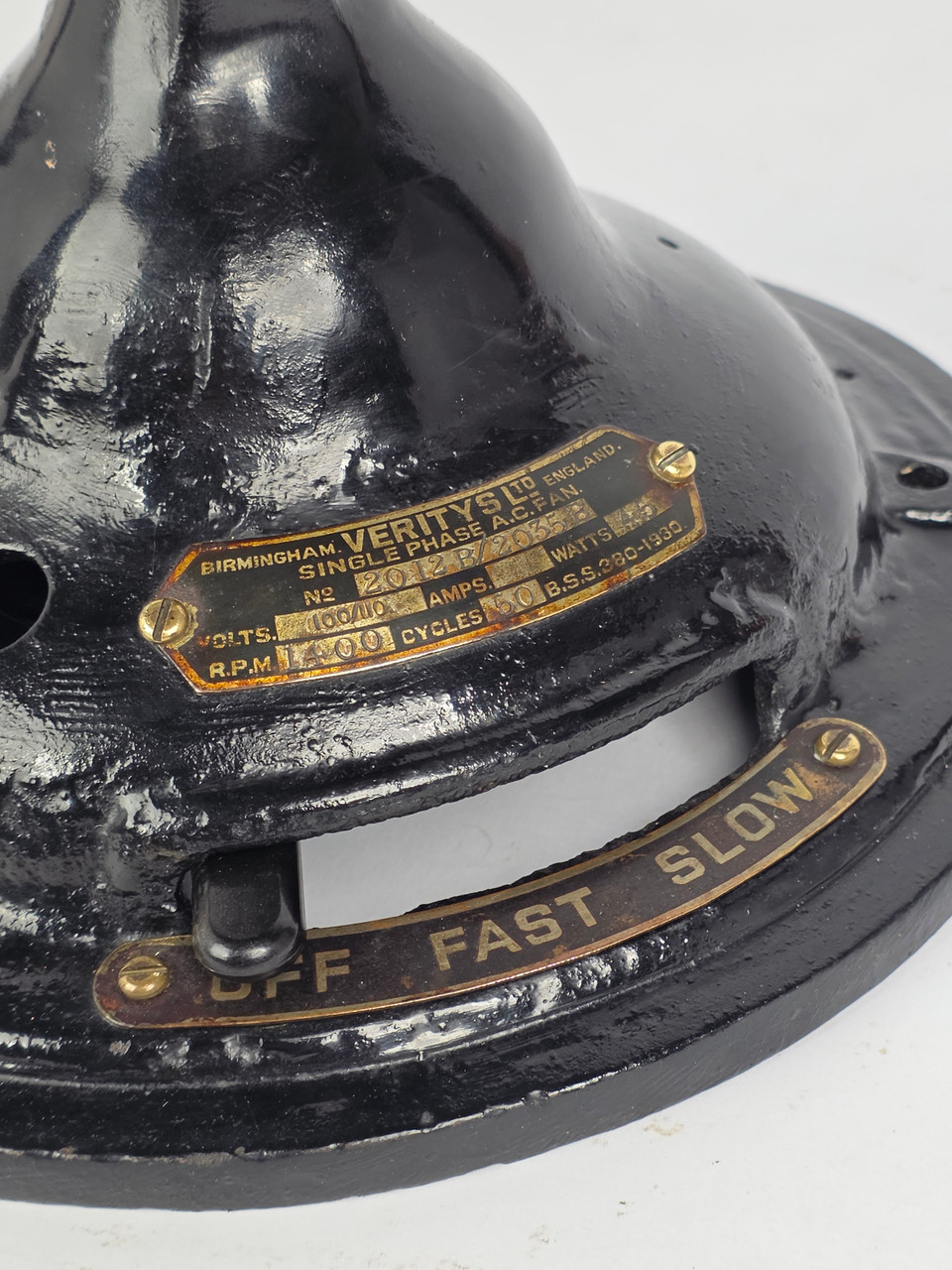 Circa 1930's Professionally Restored Verity Orbital Oscillating