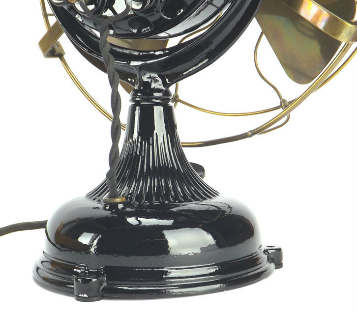 Restored 1904 General Electric GE Pancake Fan - Antique Fan Supply Co