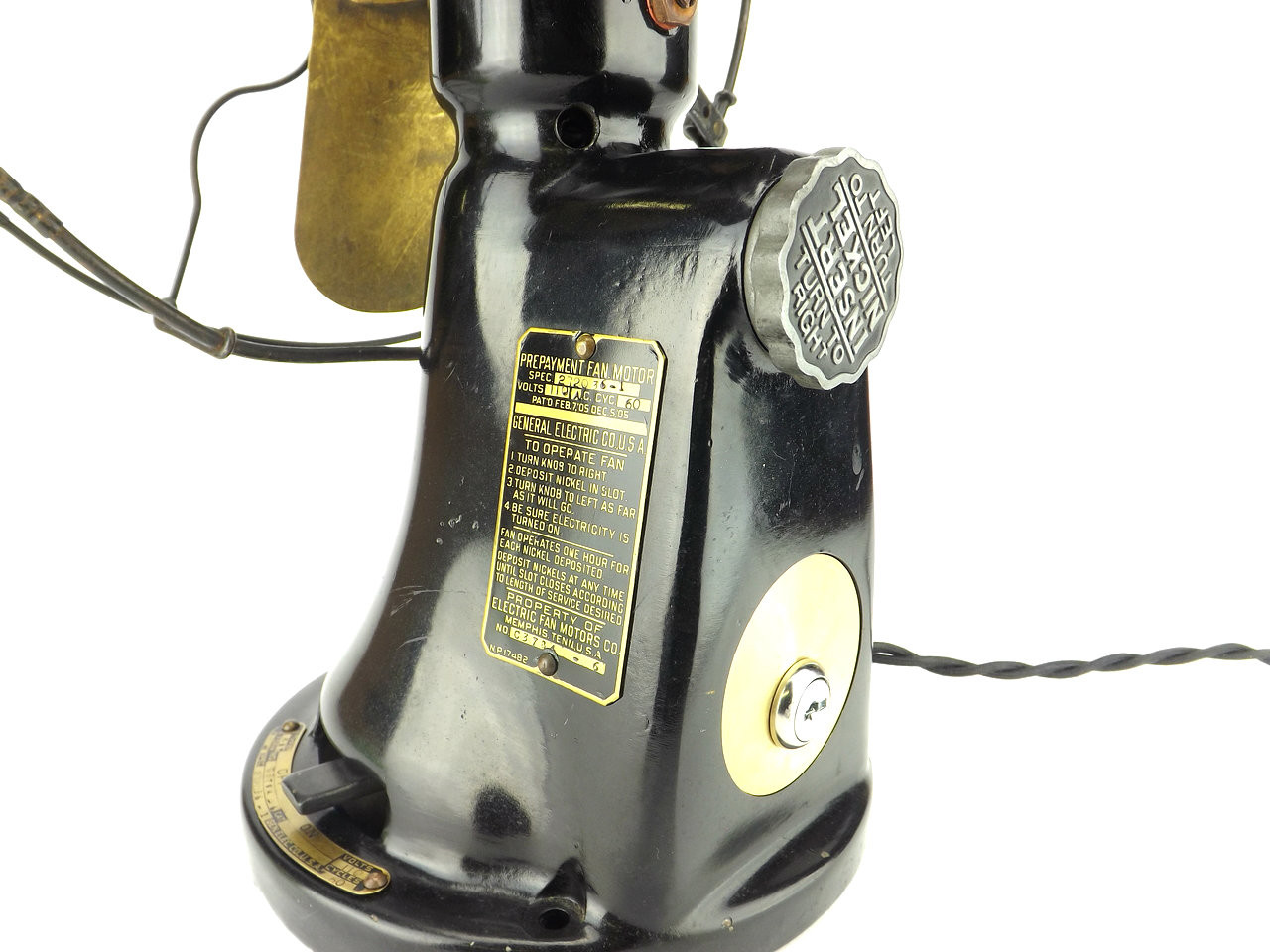 GE General Electric アンティークファン 12