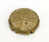Original Emerson Embossed Brass Badge