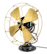 Circa 1910 Trojan 12" Desk Fan Type 51646