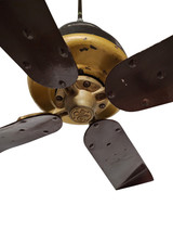 Circa 1922 39" GE New York City 32V DC Subway Train Ceiling Fan